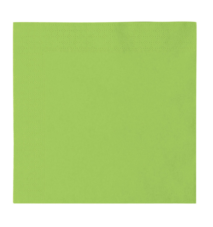 Tovagliolo di Carta 2 Velis Verde Acido 33x33cm (50 Pezzi) Tovagliolo di Carta 2 Velis Verde Acido 33x33cm (50 Pezzi)