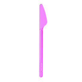 Coltello di Plastica PS Rosa 175mm (600 Pezzi)