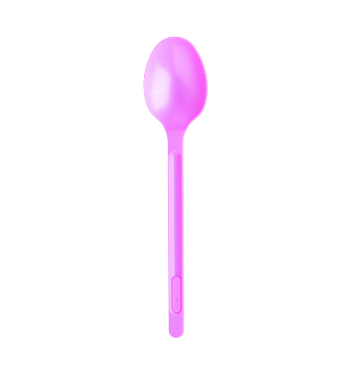 Cucchiaio di Plastica PS Rosa 175mm (20 Pezzi) Cucchiaio di Plastica PS Rosa 175mm (20 Pezzi)