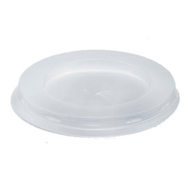 Coperchio di Plastica PS Bianco per Bicchiere 200/250ml Ø7,2cm (100 Pezzi)