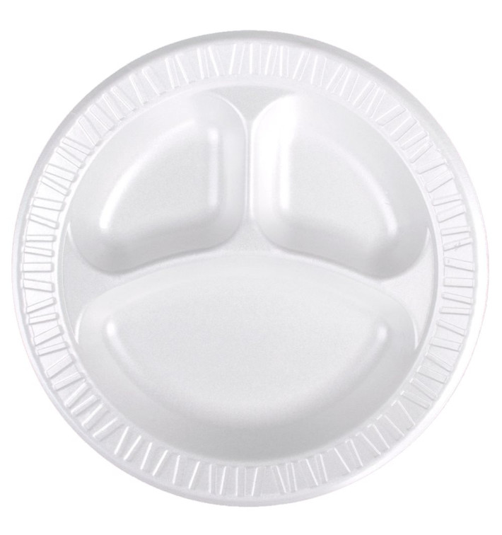 Piatto Termici EPS "Concorde" 3 Sco. Laminat Bianco Ø260mm (500 Pezzi) Piatto Termici EPS "Concorde" 3 Sco. Laminat Bianco Ø260mm (500 Pezzi)