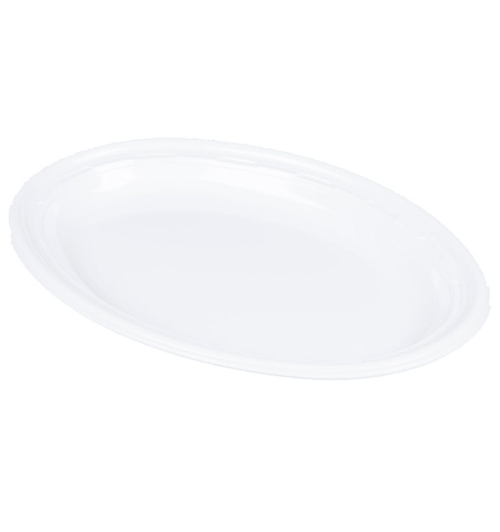 Piatto di Plastica PS "Famous Impact" Bianca Ø280mm (125 Pezzi) Piatto di Plastica PS "Famous Impact" Bianca Ø280mm (125 Pezzi)