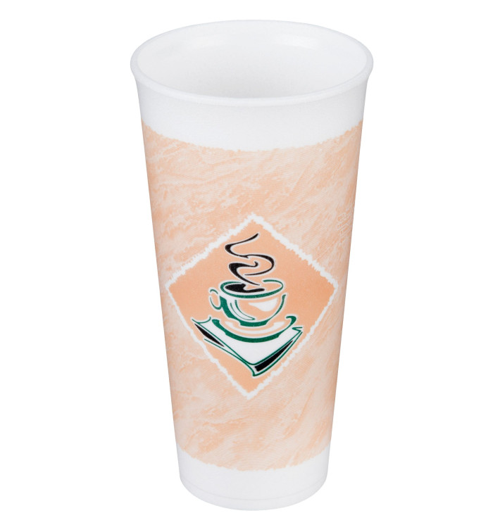 Bicchiere Termici EPS "Café" 24Oz/710 ml Ø9,4cm (500 Pezzi) Bicchiere Termici EPS "Café" 24Oz/710 ml Ø9,4cm (500 Pezzi)