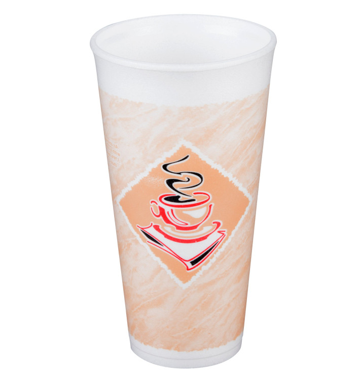 Bicchiere Termici EPS "Café" 20Oz/600ml Ø9,4cm (20 Pezzi) Bicchiere Termici EPS "Café" 20Oz/600ml Ø9,4cm (20 Pezzi)