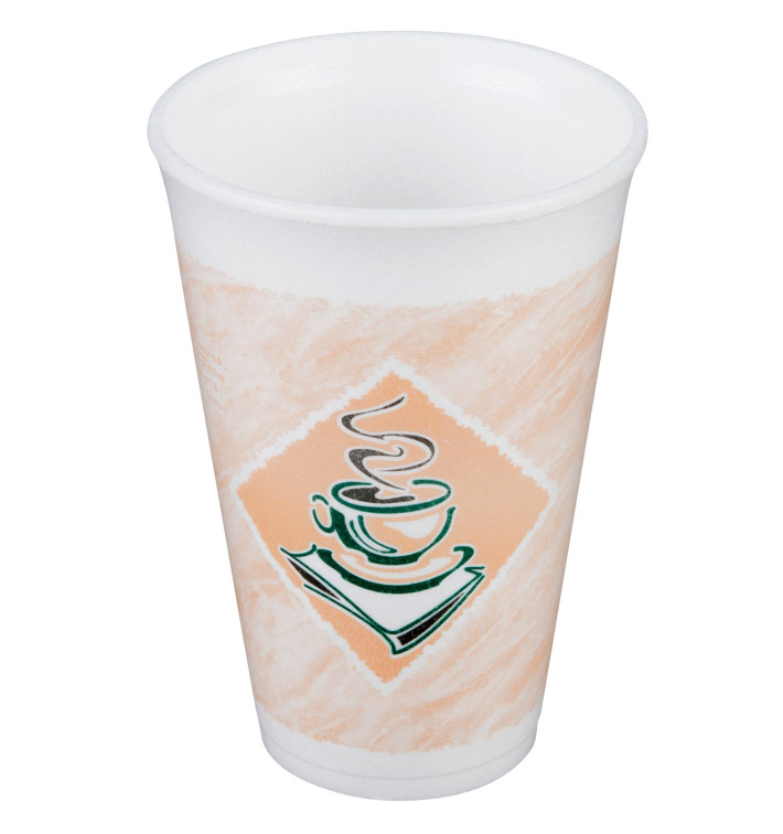 Bicchiere Termici EPS "Café" 16Oz/480ml Ø9,4cm (1000 Pezzi) Bicchiere Termici EPS "Café" 16Oz/480ml Ø9,4cm (1000 Pezzi)
