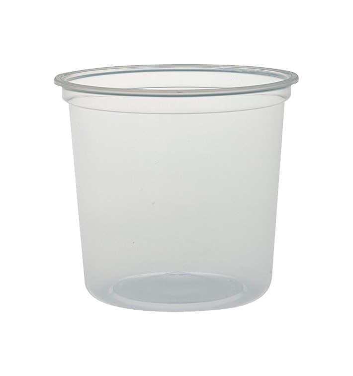 Contenitore di Plastica PP "Deli" 24Oz/710ml Trasp. Ø120mm (500 Pezzi) Contenitore di Plastica PP "Deli" 24Oz/710ml Trasp. Ø120mm (500 Pezzi)