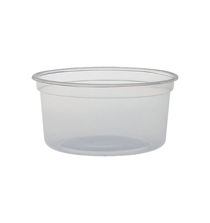 Contenitore di Plastica PP "Deli" 12Oz/355ml Trasp. Ø120mm (500 Pezzi) Contenitore di Plastica PP "Deli" 12Oz/355ml Trasp. Ø120mm (500 Pezzi)
