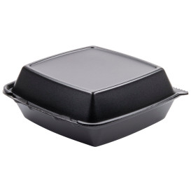 Contenitori EPS Lunchbox 3 Sco. Nero 210x200mm (100 Pezzi)