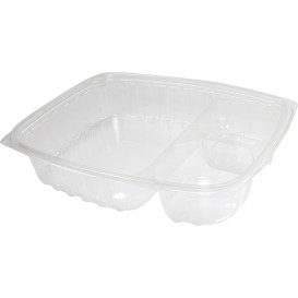 Contenitore di Plastica OPS "Clear Pac" 3 C. Transp. 887ml (63 pezzi)