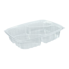 Contenitore di Plastica OPS "Clear Pac" 3 C. Diagonale Transp. 887ml (252 pezzi)