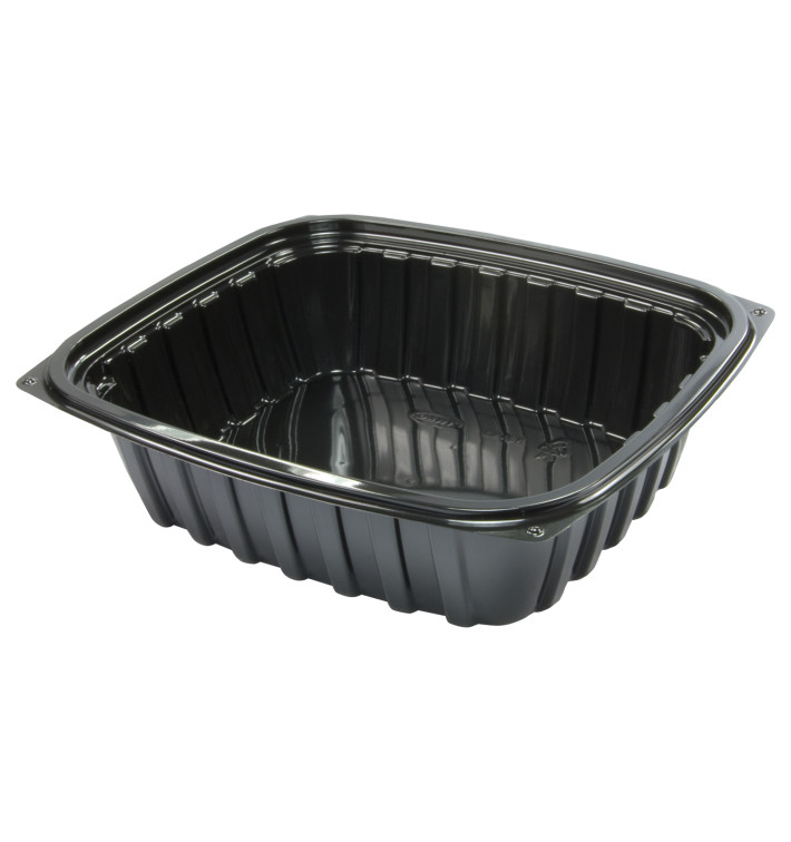Contenitore di Plastica OPS "Clear Pac" Nero 237ml (252 pezzi) Contenitore di Plastica OPS "Clear Pac" Nero 237ml (252 pezzi)