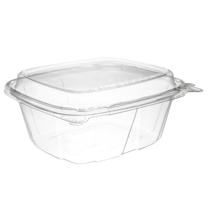 Contenitore Inviolable di Plastica PET Coperchio Alta 355ml (200 Pezzi) Contenitore Inviolable di Plastica PET Coperchio Alta 355ml (200 Pezzi)