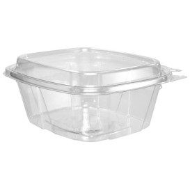 Contenitore Inviolable di Plastica PET Coperchio Alta 475ml (200 Pezzi)