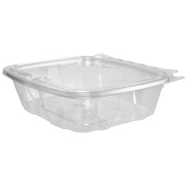 Contenitore Inviolable di Plastica PET Coperchio Plano 710ml (100 Pezzi)