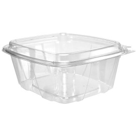 Contenitore Inviolable di Plastica PET Coperchio Alta 950ml (100 Pezzi)