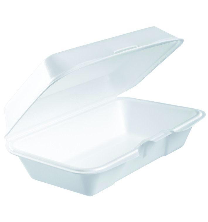 Contenitori EPS Lunchbox Bianco 225x140mm (250 Pezzi)