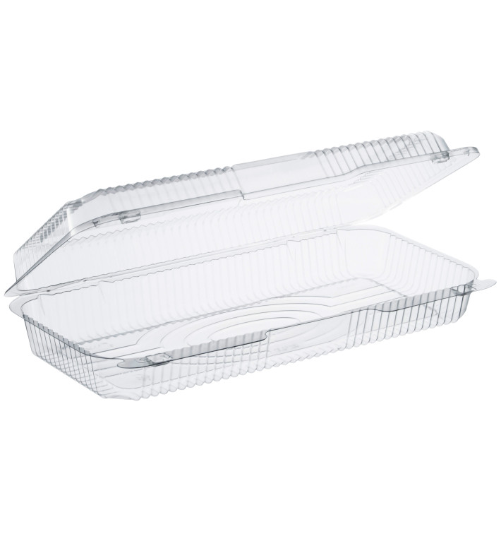 Contenitore Plastica OPS "StayLock" Coperchio Trasp. 1485ml (200 Pezzi) Contenitore Plastica OPS "StayLock" Coperchio Trasp. 1485ml (200 Pezzi)