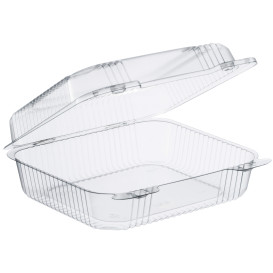 Contenitore Plastica OPS "StayLock" Coperchio Trasp. 1260ml (125 Pezzi)