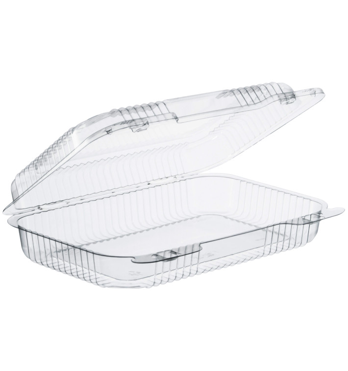 Contenitore Plastica OPS "StayLock" Coperchio Trasp. 991ml (125 Pezzi) Contenitore Plastica OPS "StayLock" Coperchio Trasp. 991ml (125 Pezzi)