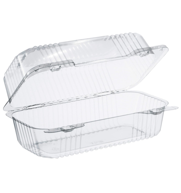 Contenitore Plastica OPS "StayLock" Coperchio Trasp. 707ml (125 Pezzi) Contenitore Plastica OPS "StayLock" Coperchio Trasp. 707ml (125 Pezzi)