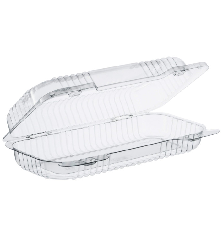 Contenitore Plastica OPS "StayLock" Coperchio Trasp. 440ml (250 Pezzi) Contenitore Plastica OPS "StayLock" Coperchio Trasp. 440ml (250 Pezzi)