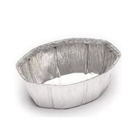 Contenitore in Alluminio 2400ml Ovali per Pollo (125 Pezzi)