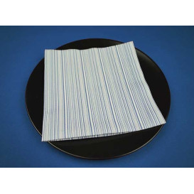 Tovagliolo di Airlaid "Basic" Blu 40x40cm (50 Pezzi)