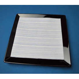 Tovagliolo di Carta "Basic Turchese" Punta- Punta 40x40cm (50 Pezzi)