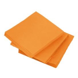 Tovagliolo di Carta micro-point Arancione 20x20cm (100 Pezzi)