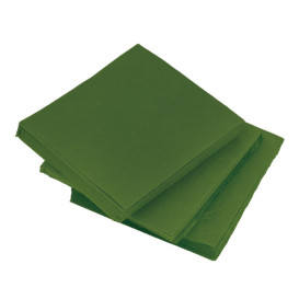 Tovagliolo di Carta micro-point Verde 20x20cm (2400 Pezzi)