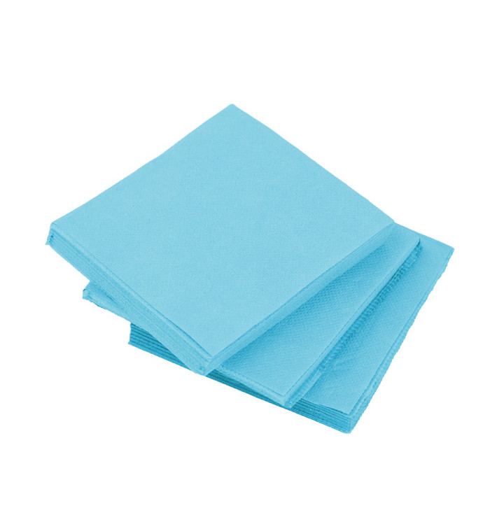Tovagliolo di Carta micro-point Turchese 20x20cm (2400 Pezzi) Tovagliolo di Carta micro-point Turchese 20x20cm (2400 Pezzi)