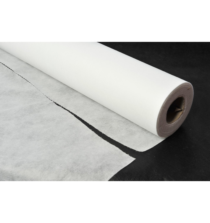 Tovaglia Rotolo Non Tessuto Bianco 1,2x48m 55g (1 Pezzo) Tovaglia Rotolo Non Tessuto Bianco 1,2x48m 55g (1 Pezzo)