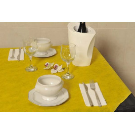 Tovaglia Non Tessuto Giallo 120x120cm (150 Pezzi)