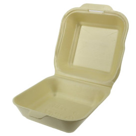 Contenitori Hamburger in Polistirolo Piccolo Champagne (500 Pezzi)