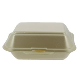 Contenitori Polistirolo Lunchbox Champagne 185x155x70mm (125 unidades)