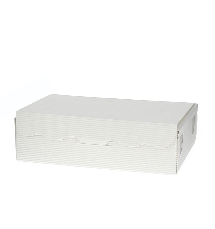 Scatola per Dolci e Praline Bianco 11x6,5x2,5cm 100g (100 Pezzi) Scatola per Dolci e Praline Bianco 11x6,5x2,5cm 100g (100 Pezzi)
