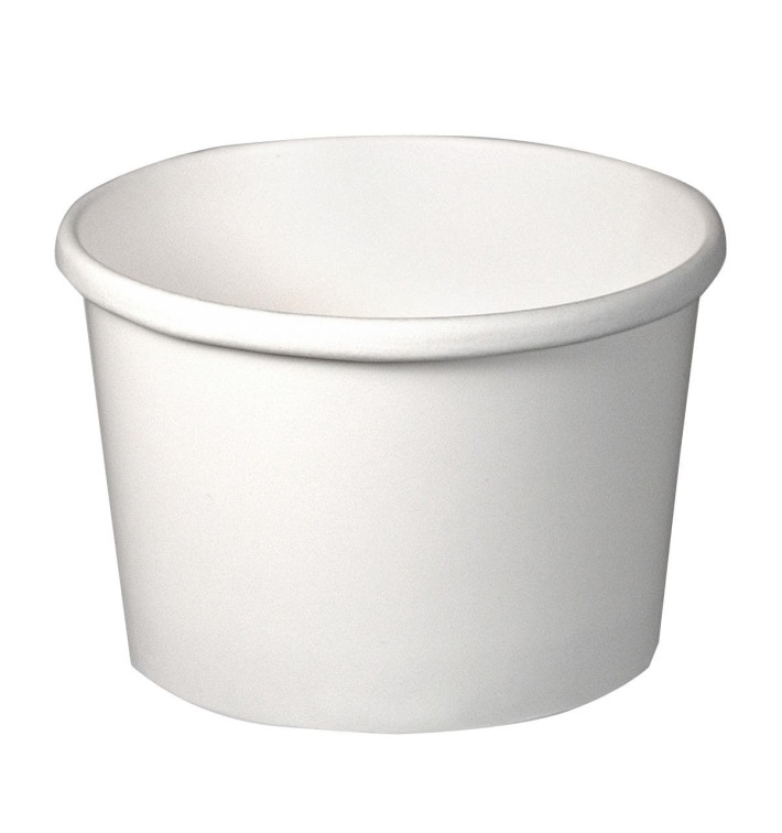 Coppette di Carta Bianca 8Oz/237ml Ø9,1cm (25 Pezzi) Coppette di Carta Bianca 8Oz/237ml Ø9,1cm (25 Pezzi)