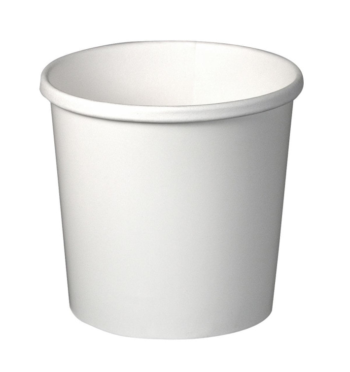Coppette di Carta Bianca 12Oz/355ml Ø9,1cm (25 Pezzi) Coppette di Carta Bianca 12Oz/355ml Ø9,1cm (25 Pezzi)
