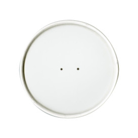 Coperchio Piatto di Carta Bianca Ø9,8cm (25 pezzi)