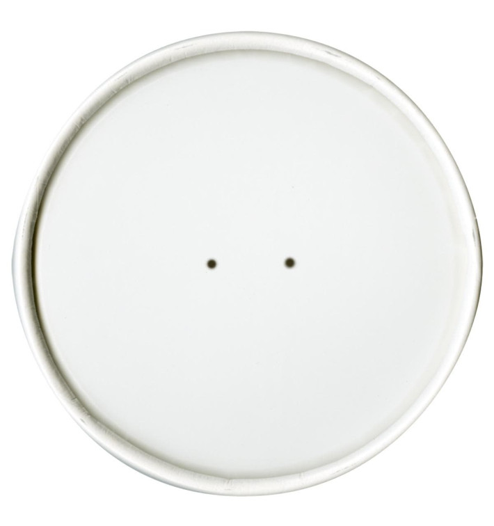 Coperchio Piatto di Carta Bianca Ø11,7cm (25 pezzi) Coperchio Piatto di Carta Bianca Ø11,7cm (25 pezzi)