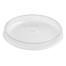 Coperchio Piatto Plastica PP Traslucida Ø9,1cm (500 pezzi)