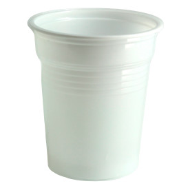 Bicchiere di Plastica PS Bianco 100ml Ø5,7cm (4800 Pezzi)