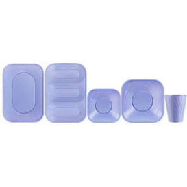 Bicchiere di Plastica PP "X-Table" Viola 320ml (8 Pezzi)