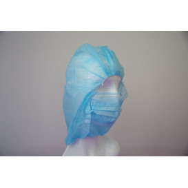 Cuffia integrale Blu (50 Pezzi)