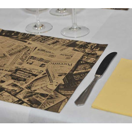 Tovaglietta di Carta 30x40cm Kraft "Stampa" 50g (2500 Pezzi)