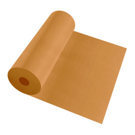 Tovaglia di Carta Rotolo Arancione 1x100.m 40g (6 Pezzi)