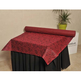 Tovaglia Rotolo Non Tessuto Bordò "Cachemire" 1,2x48m 50g (1 Unità)