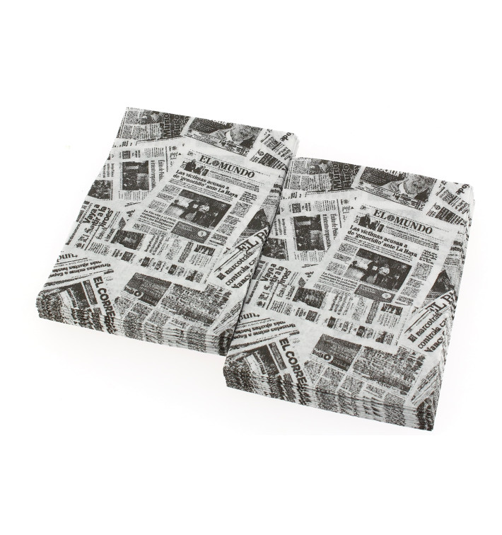 Tovagliolo di Carta "Stampa" 17x17cm (200 Pezzi) Tovagliolo di Carta "Stampa" 17x17cm (200 Pezzi)