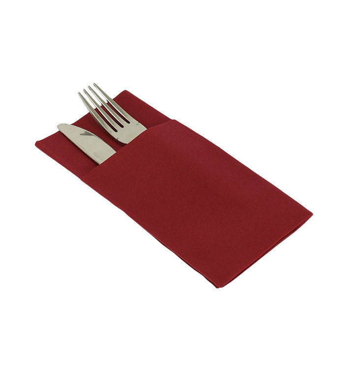 Tovagliolo Kanguro di Airlaid Rosso 40x40cm (480 Pezzi) Tovagliolo Kanguro di Airlaid Rosso 40x40cm (480 Pezzi)
