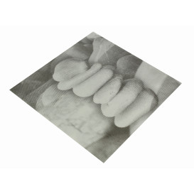 Tovagliolo di Carta "Zen" Punta- Punta 40x40cm (50 Pezzi)